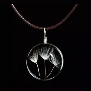 Dandelion bulb necklace
